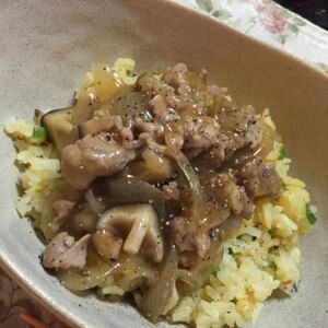 肉入りあんかけチャーハン